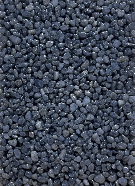 Échantillon du granulat GLX 106, teinte anthracite